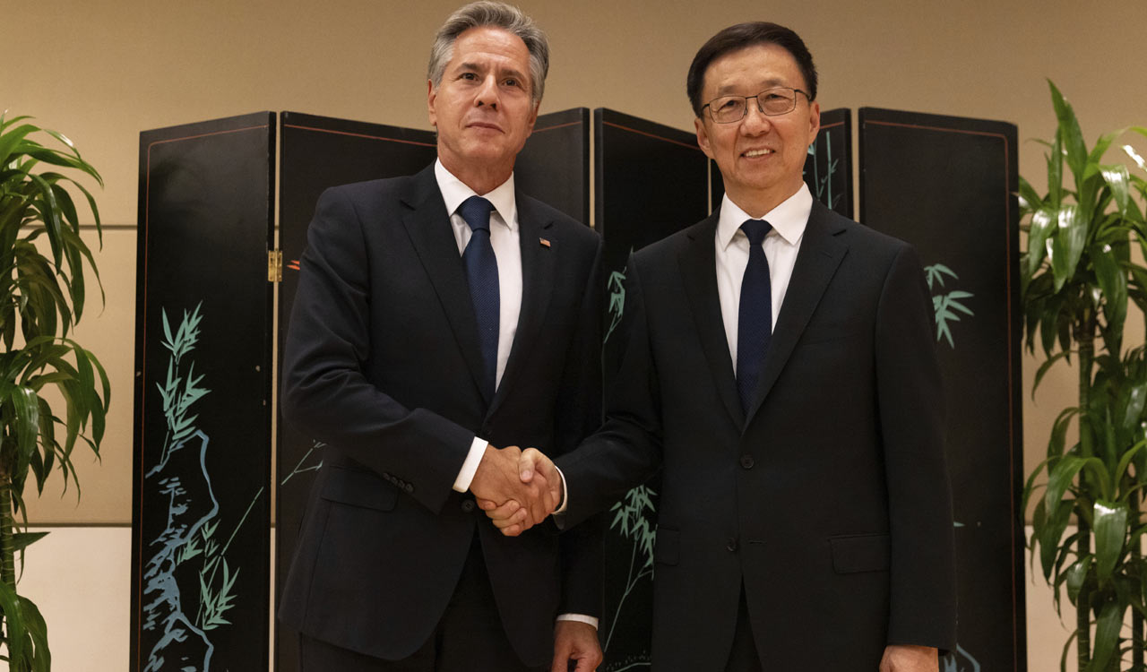 Blinken meets Chinese VP as US-China contacts increase ahead of possible summit