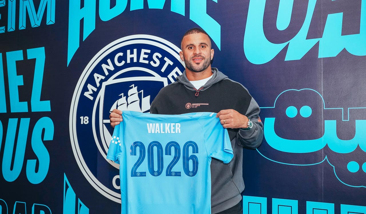 Kyle Walker extends Manchester City contract until 2026