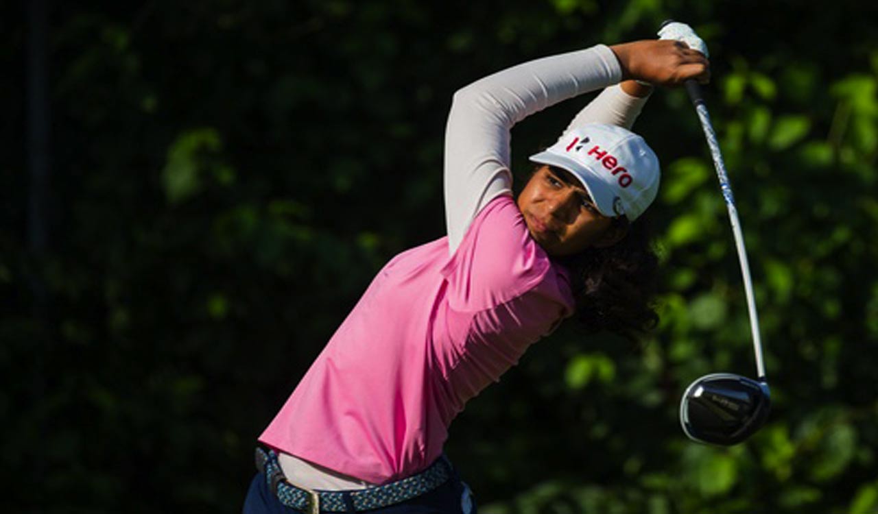 Golf: Diksha makes amends, moves into T-10 in Swiss Ladies Open