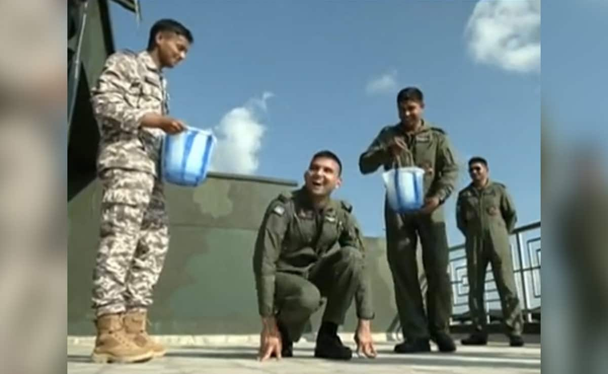 Watch: Air Force 'Falcons' Congratulate Pilot Cleared To Fly Rafale Solo