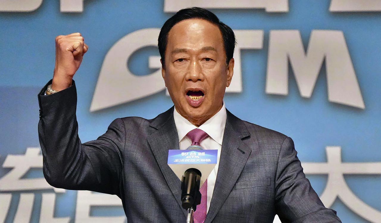 Aspiring Taiwan presidential candidate Terry Gou resigns from board of Foxconn