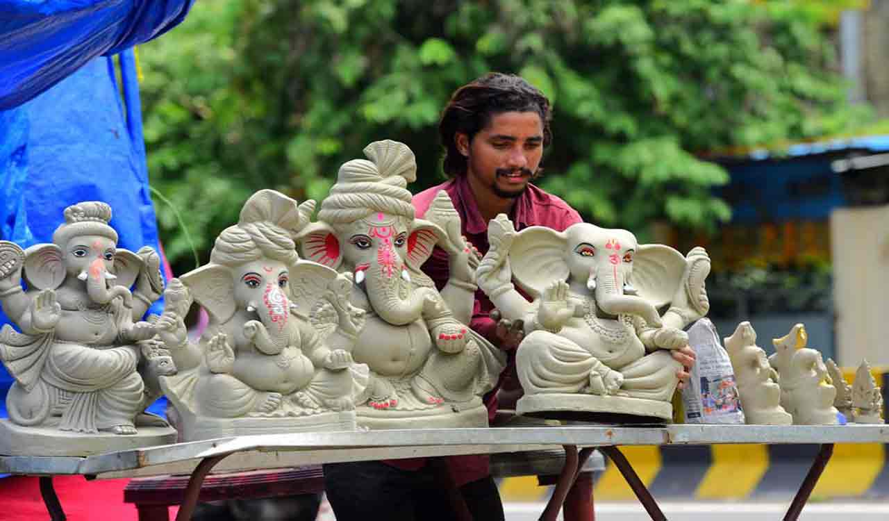 Join these eco-friendly Ganesh idol-making workshops in Hyderabad