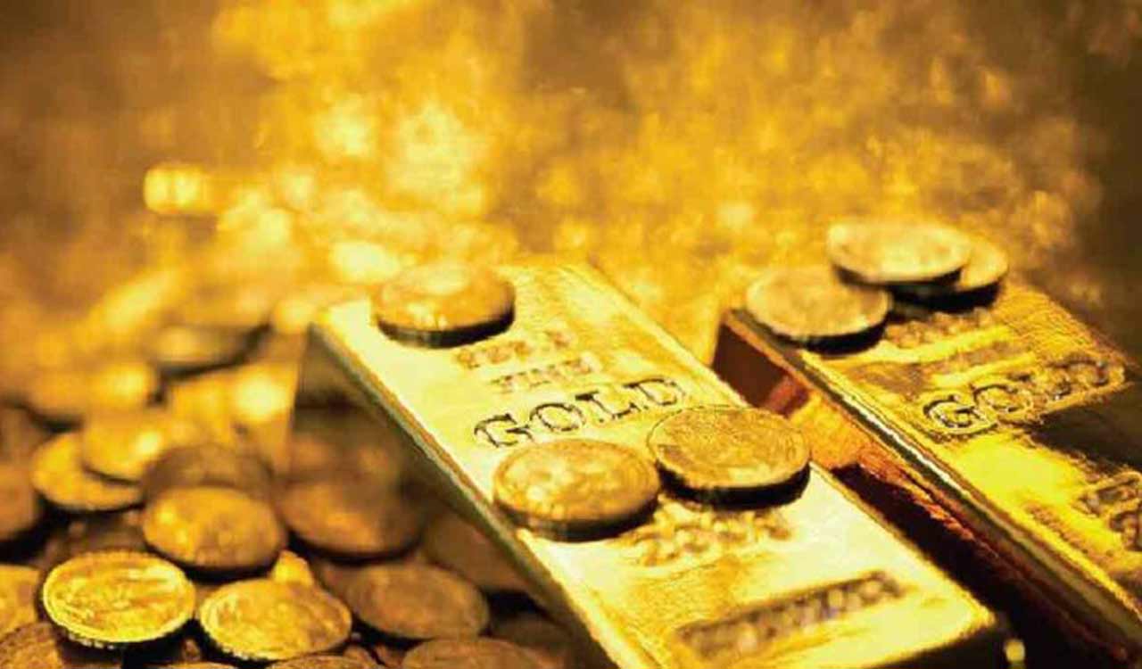 Gold futures rise Rs 150 to Rs 58,738-Telangana Today