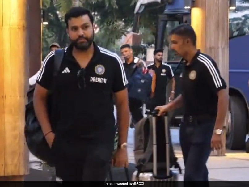 Indian Cricket Team Arrives In Guwahati Ahead Of WC Warm-Up vs England