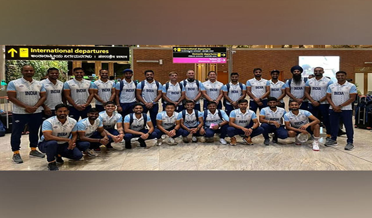 Indian Men’s Hockey team leaves for Asian Games