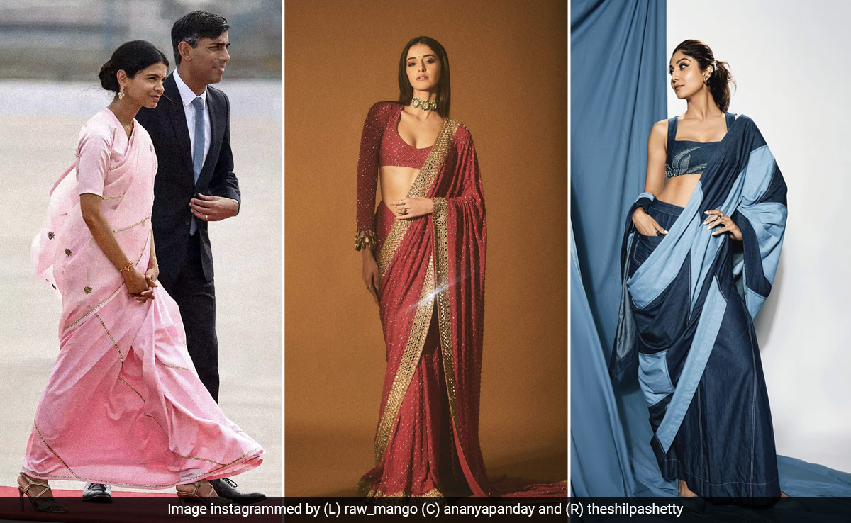 From  Parineeti Chopra's Newlywed Look To Akshata Murty's G20 Goodbye, 10 Sarees That Owned September 2023