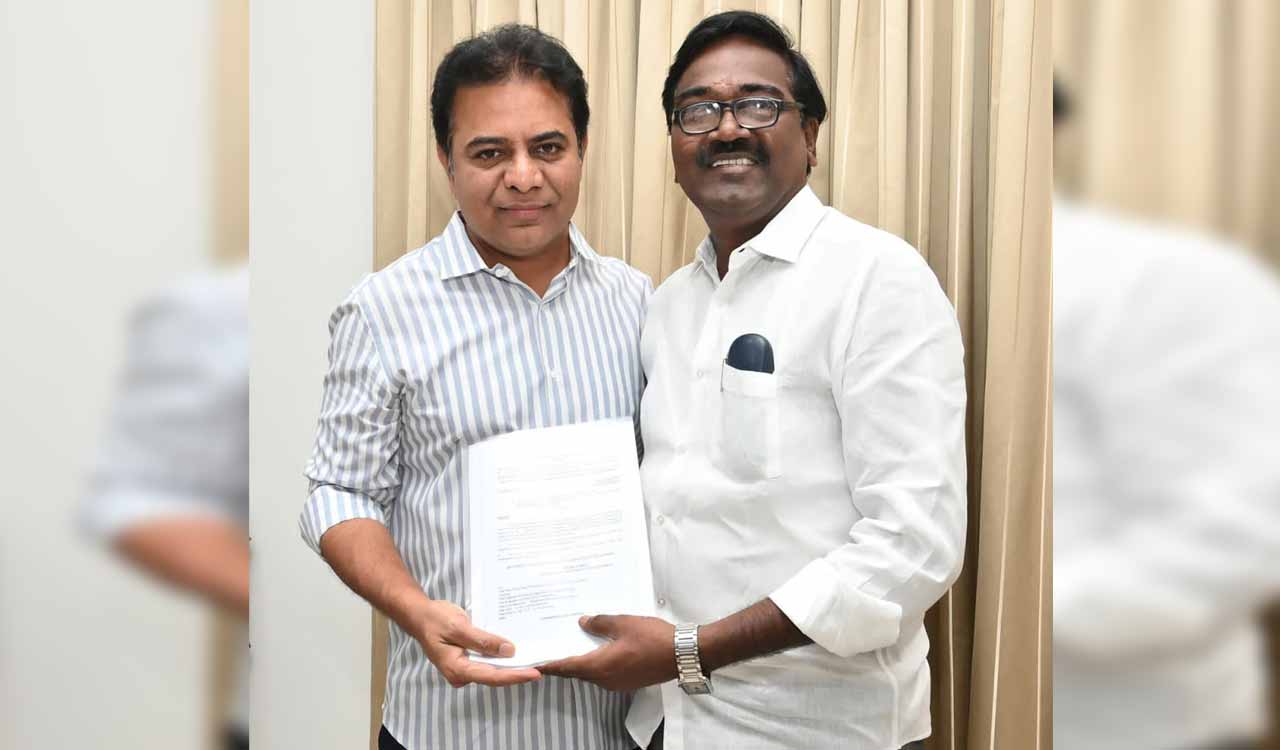 KTR approves sanction of Rs.100 crore to Khammam