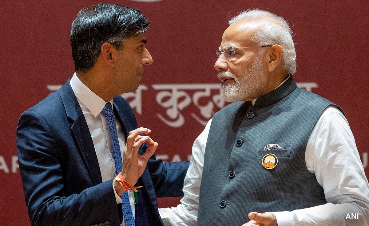 "Warm, Productive": Rishi Sunak On Free Trade Agreement Talks with PM Modi