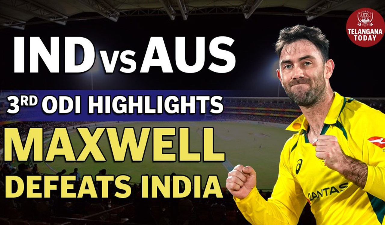 India vs Australia 3rd ODI Highlights: Glenn Maxwell Defeated India With 4-Wicket Haul