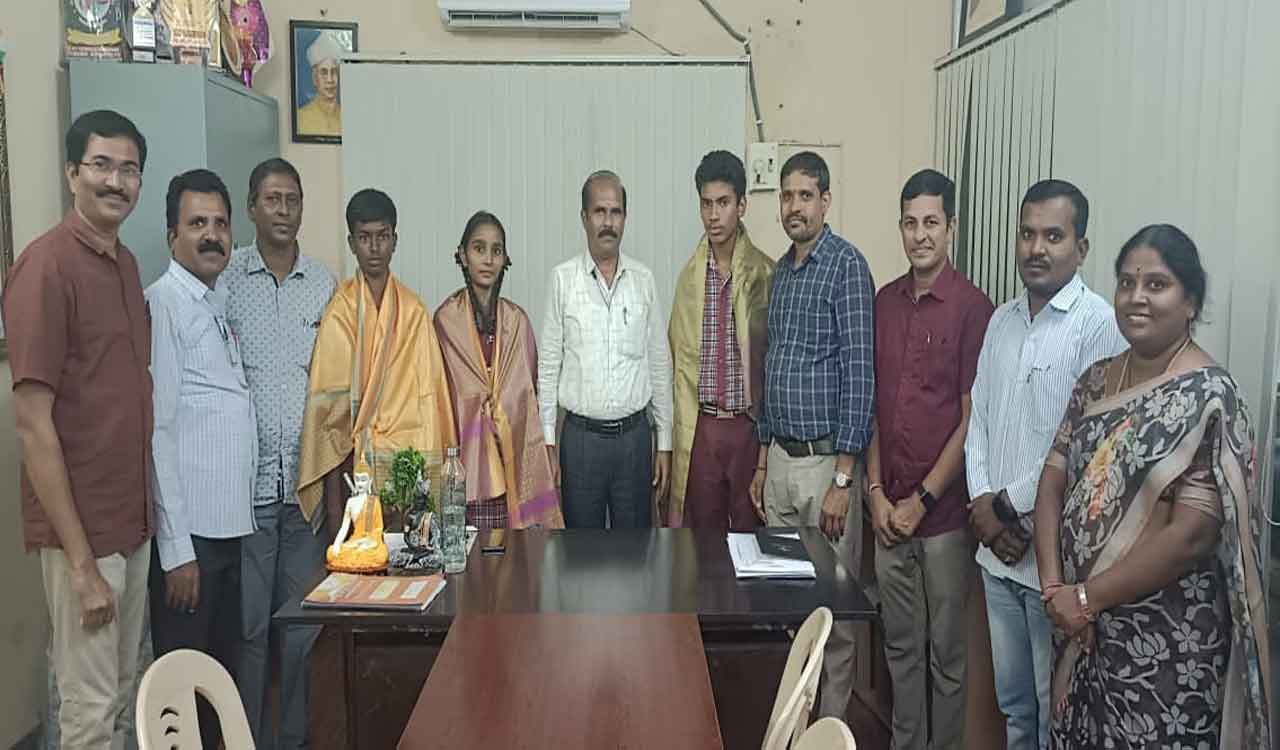 Mancherial’s students shine in essay writing competition