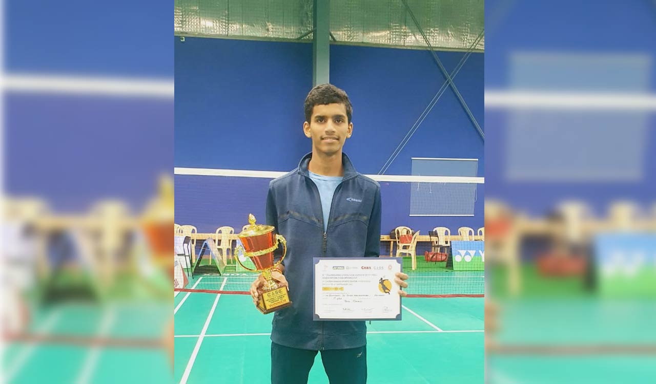 Mancherial players excel in U-17 state level badminton meet