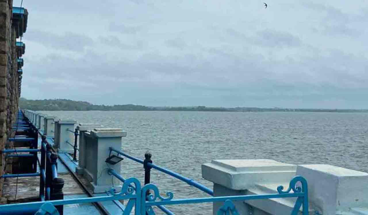 Hyderabad rains: Two gates each of Himayat Sagar and Osman Sagar lifted