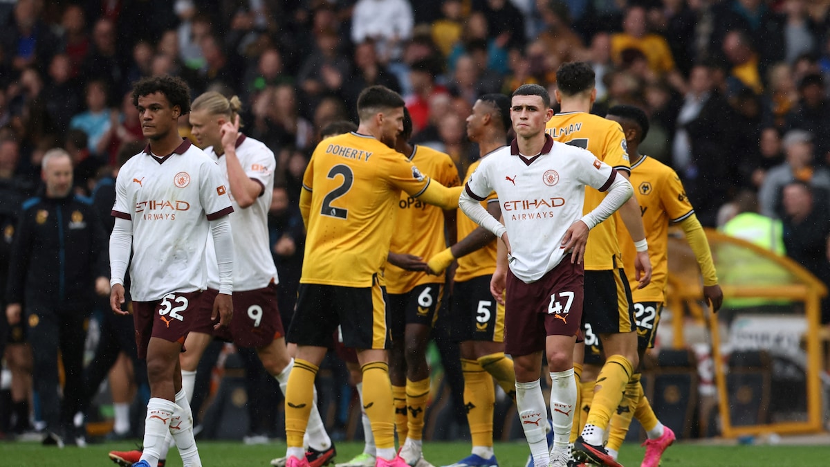 Man City Shocked By Wolves, Manchester United Beaten By Crystal Palace