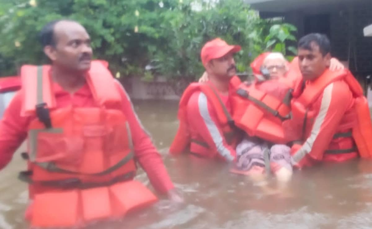 Waist-Deep Water Inside Nagpur Homes As Heavy Rain Batters City