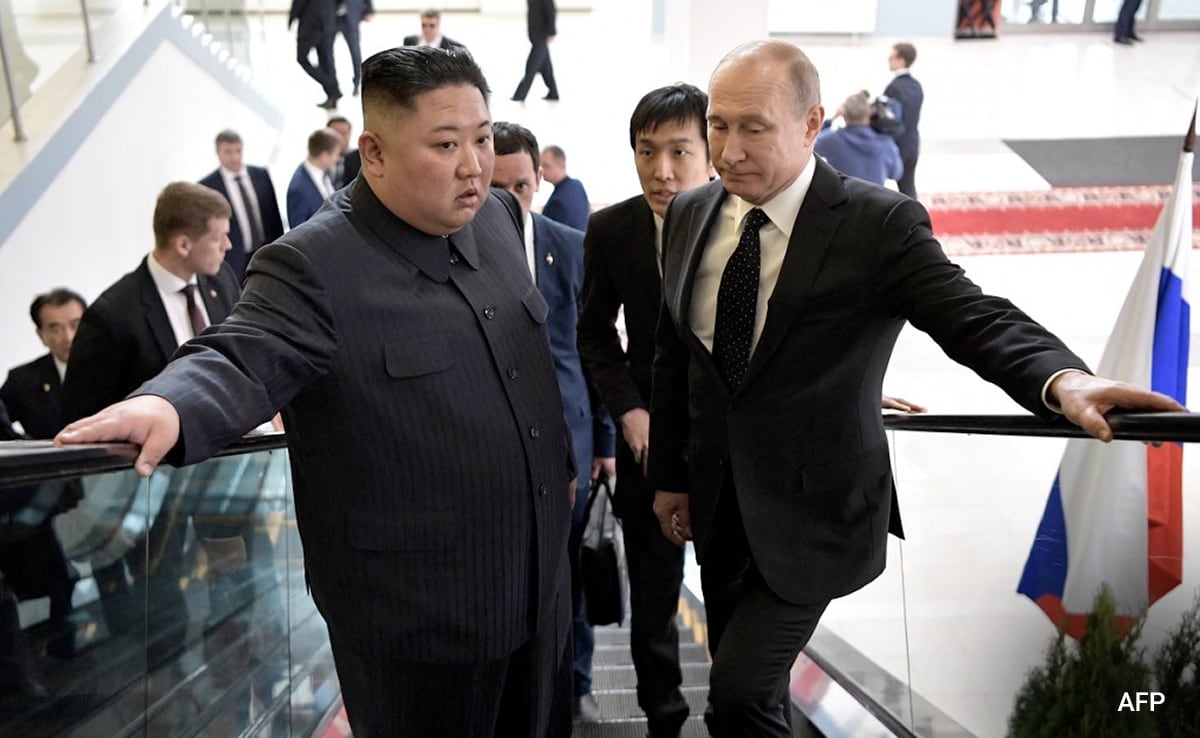 Kim Jong Un Says His Visit Shows "Strategic Importance" Of Russia Ties