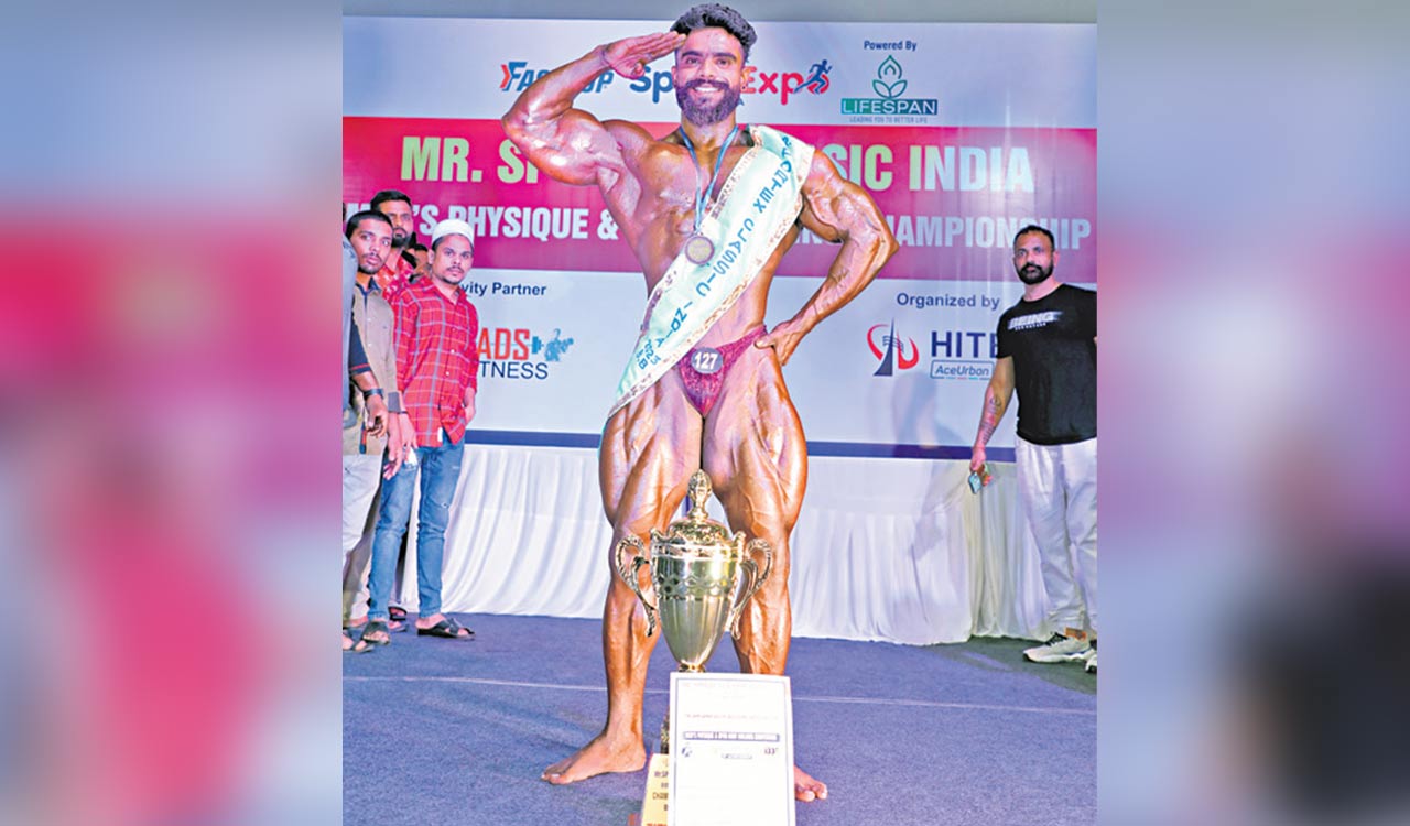 Rahul wins ‘Mr Sportex Classic India Bodybuilding’ title