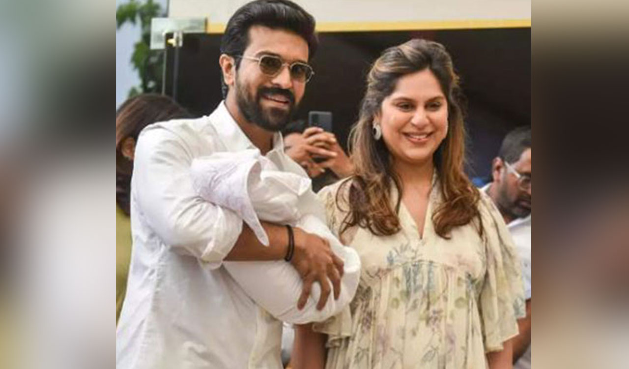 Ganesh Chaturthi: Ram Charan celebrates “First Festival with little ‘klin Kaara'”