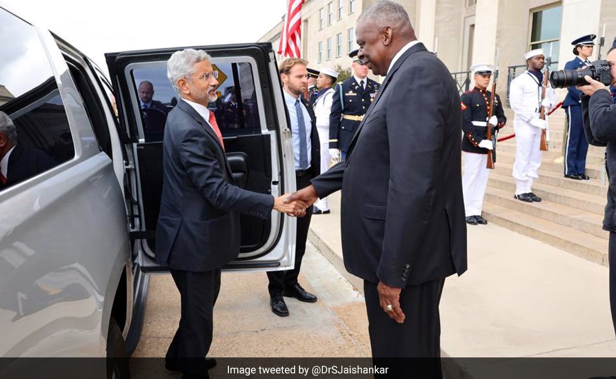 S Jaishankar, Top US Official Discuss Defence Cooperation, Security Issues