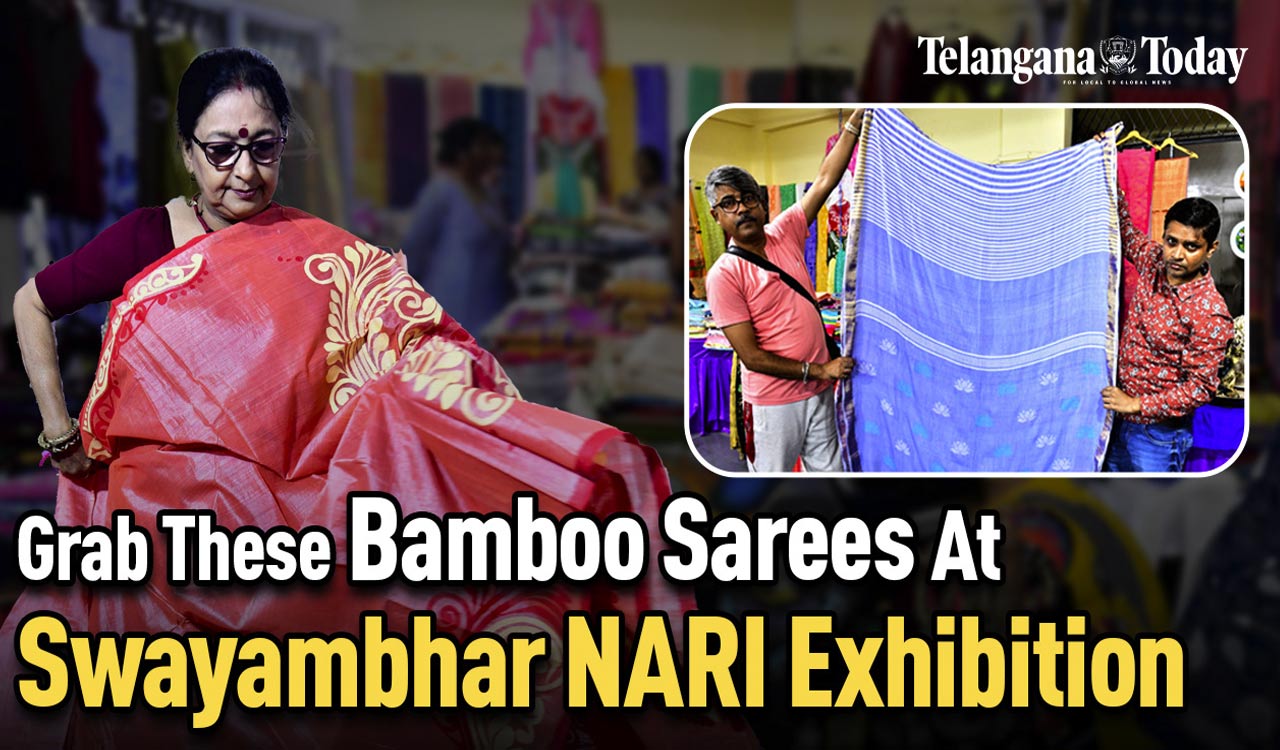 Bamboo Sarees Exhibition At YWCA, Hyderabad | Swayambhar Nari Exhibition | Telangana Today