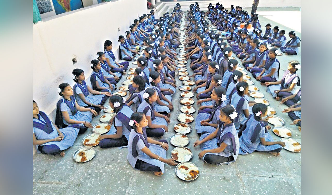 Nutritious Dasara gift for govt school students in Telangana