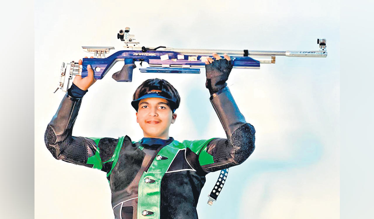 Hyderabad’s Biju shoots gold