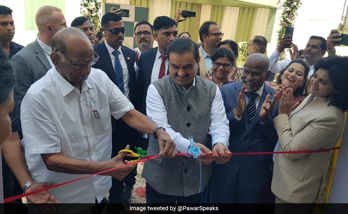 Sharad Pawar, Gautam Adani Inaugurate India's First Lactoferrin Plant In Gujarat