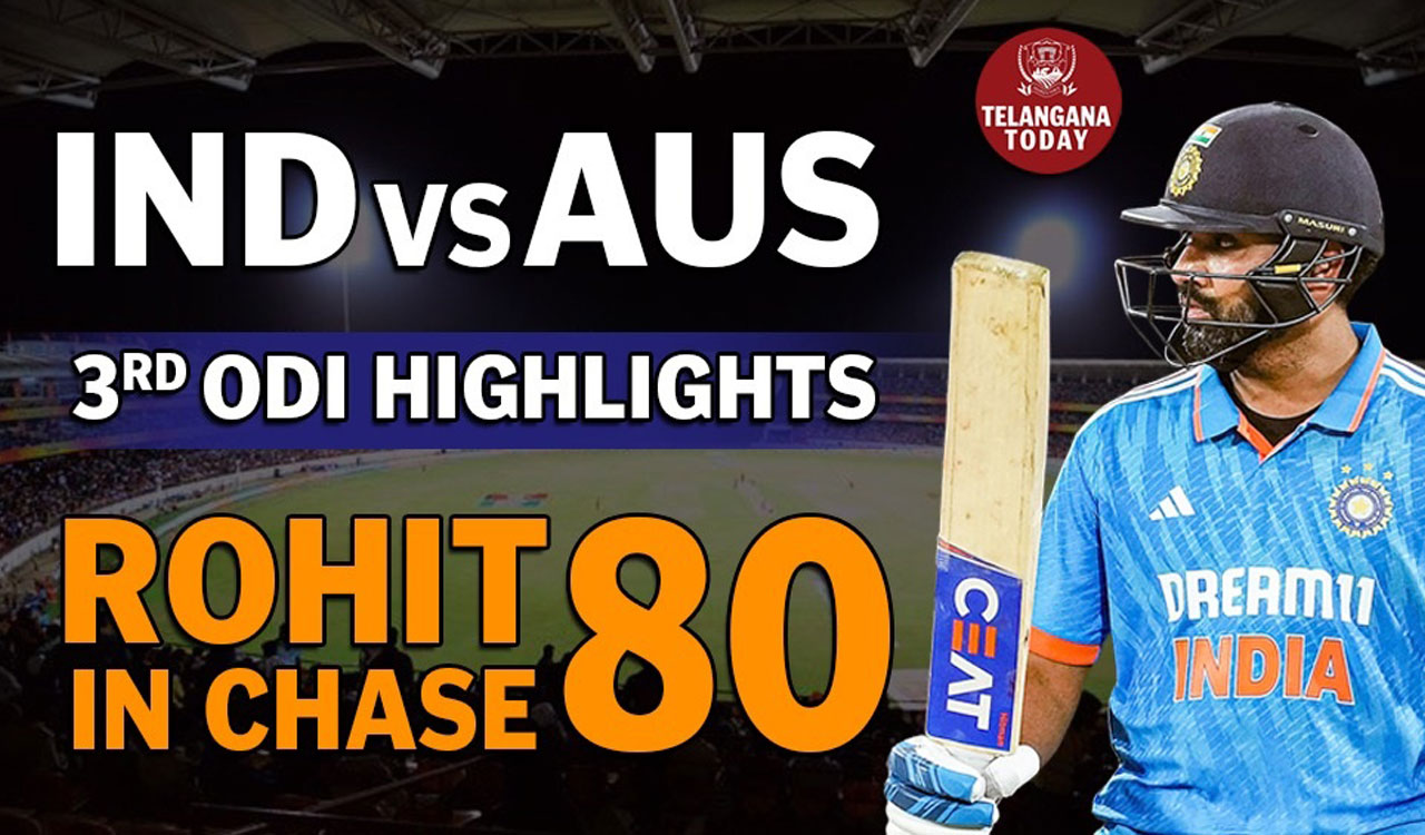 India vs Australia 3rd ODI Highlights: Rohit Sharma Scores 80 In The Chase