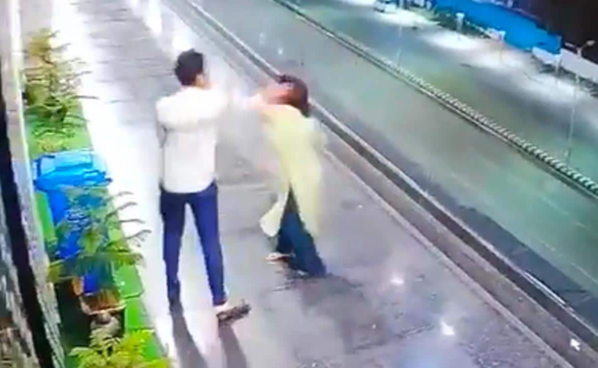 Video Of Ahmedabad Man's Brutal Assault On Woman Business Partner Viral