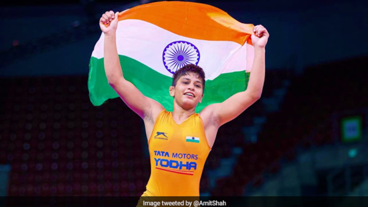 Antim Panghal Wins World Bronze And Quota For Paris Olympics