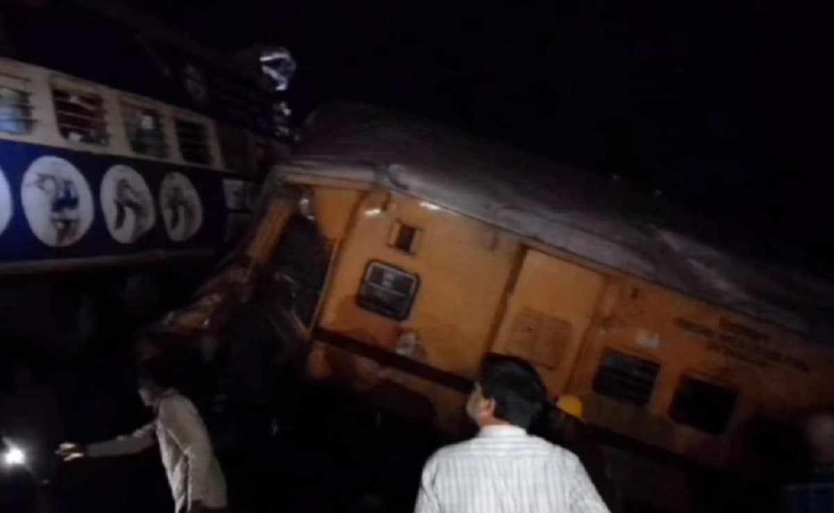 3 Dead As Express Train Collides With Stationary Passenger Train In Andhra