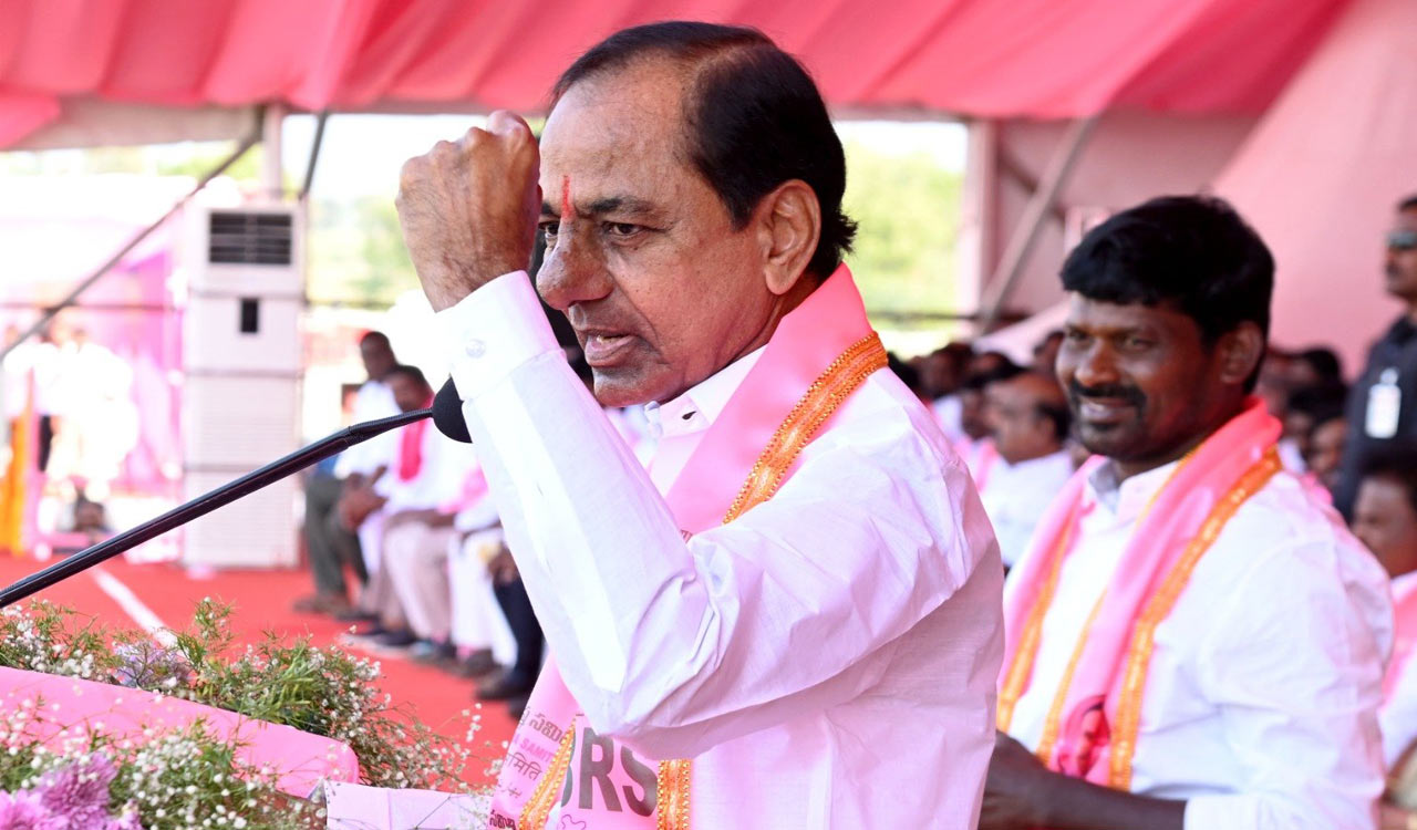 My courage is people of Telangana, KCR tells rivals