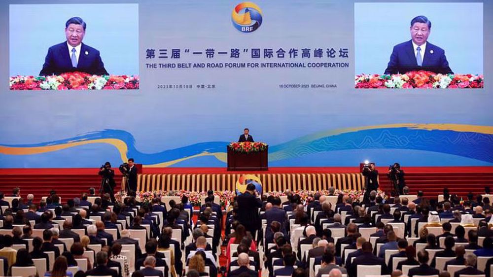 President Xi blasts 'bloc confrontation' as BRI forum begins in China