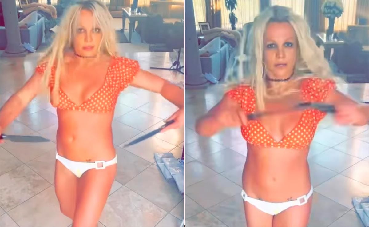 After Justin Timberlake Abortion Revelation Before The Woman In Me Memoir Release, In Orange And White Polka Dots, Britney Spears' Love For Prints Is Only Getting "Stronger"