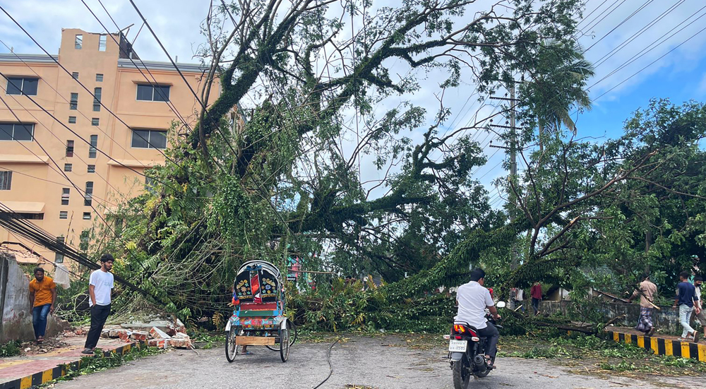 Cyclone Hamoon leaves three dead, hundreds of houses battered in Bangladesh