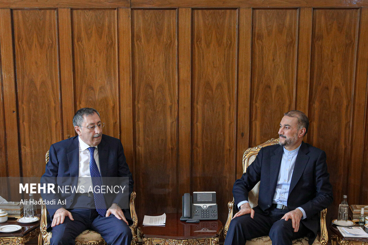 Amir-Abdollahian meets Azeri president's representative