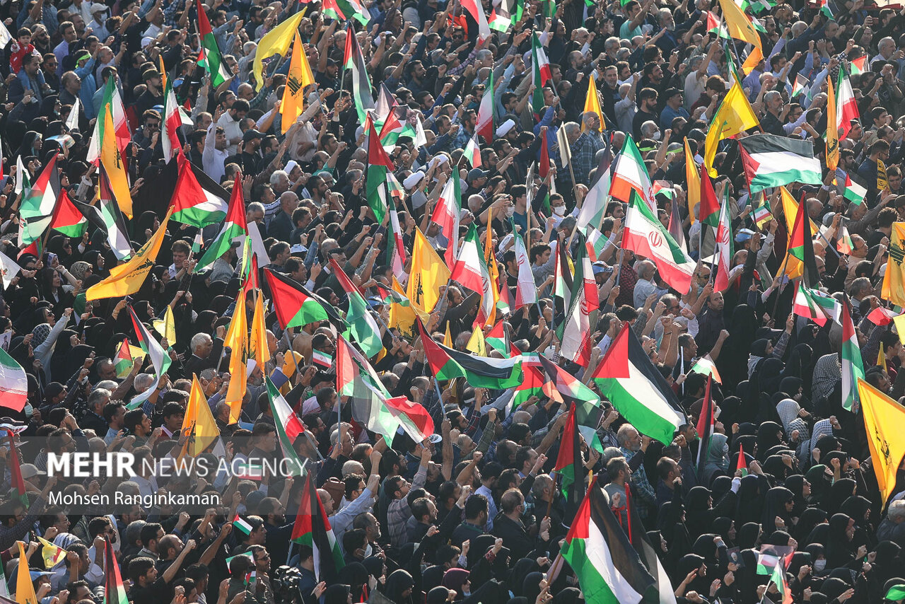 Pro-Gaza rally in Tehran