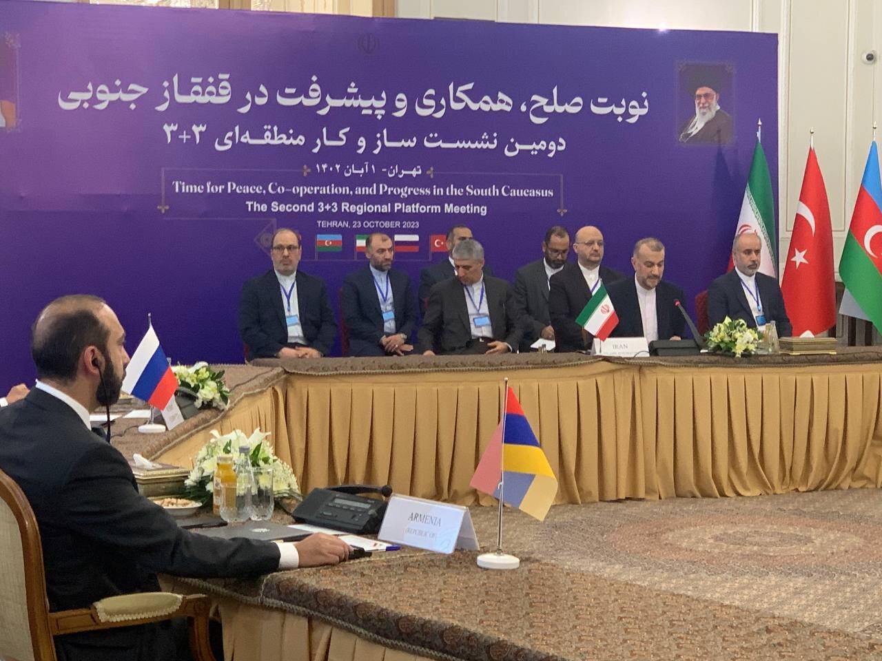 3+3 Format meeting on Caucasus peace kicks off in Tehran