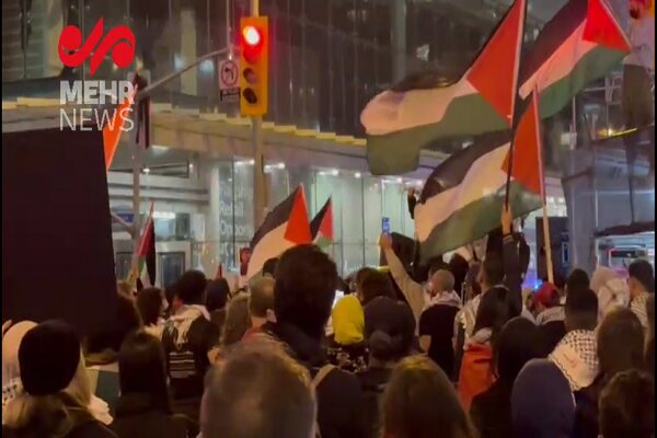 VIDEO: Pro-Palestine rally in Canada