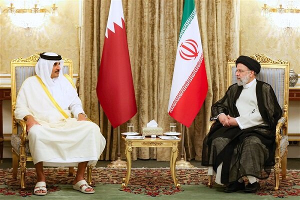 Raeisi, Qatari Emir discuss Palestine situation over phone