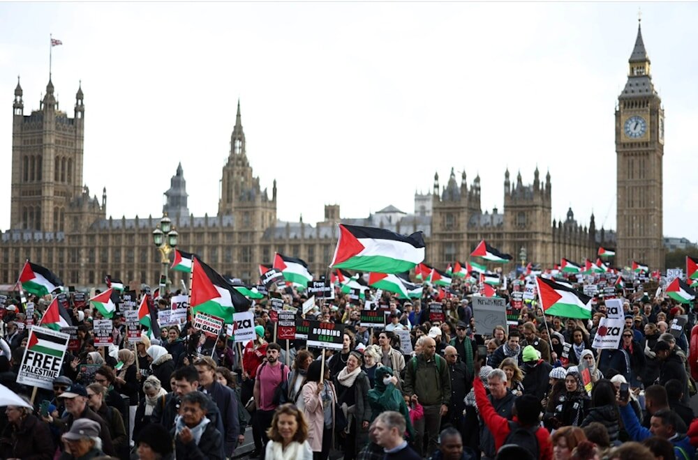 VIDEO: London pro-Palestine rally