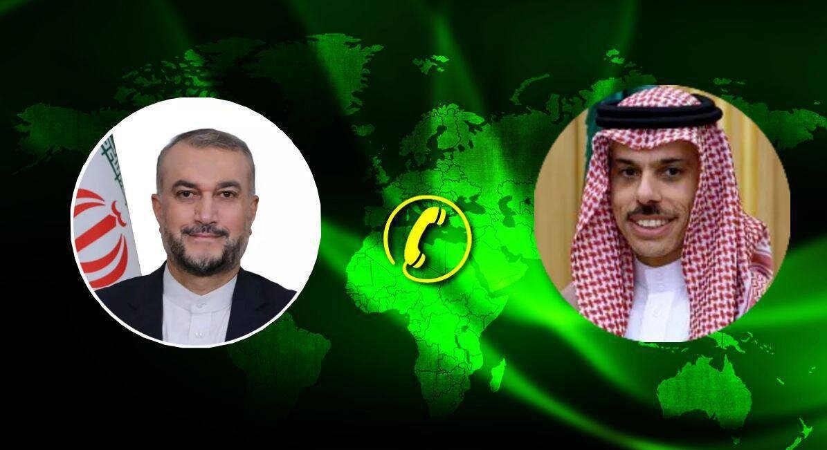 Iranian, Saudi FMs discuss Gaza developments by phone