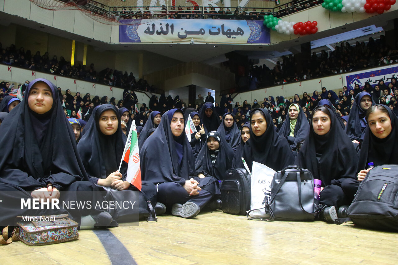 Pro-Gaza gathering in Tabriz