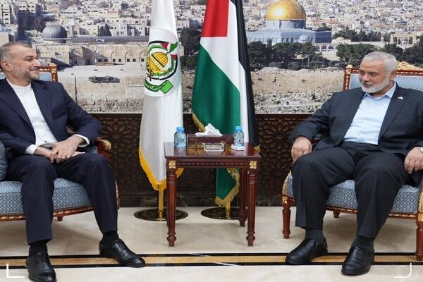 FM Amir-Abdollahian meets with Ismail Haniyeh