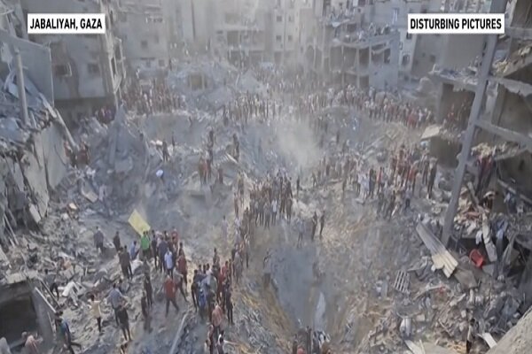 At least 100 killed in attack on Jabalia refugee camp in Gaza