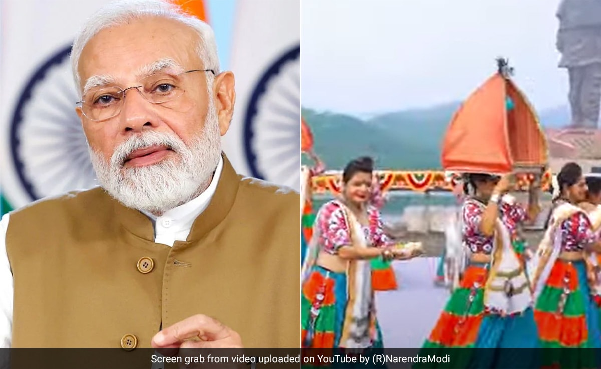 On Navratri, PM Modi Releases New Garba Song "Maadi"