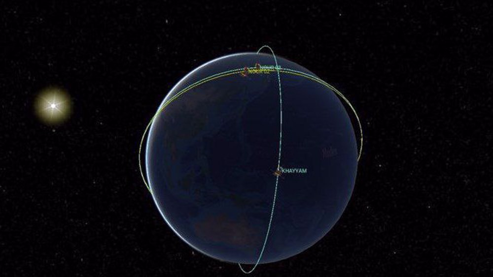 Iran's Nour-2, Nour-3 satellites meet in space over Indian Ocean