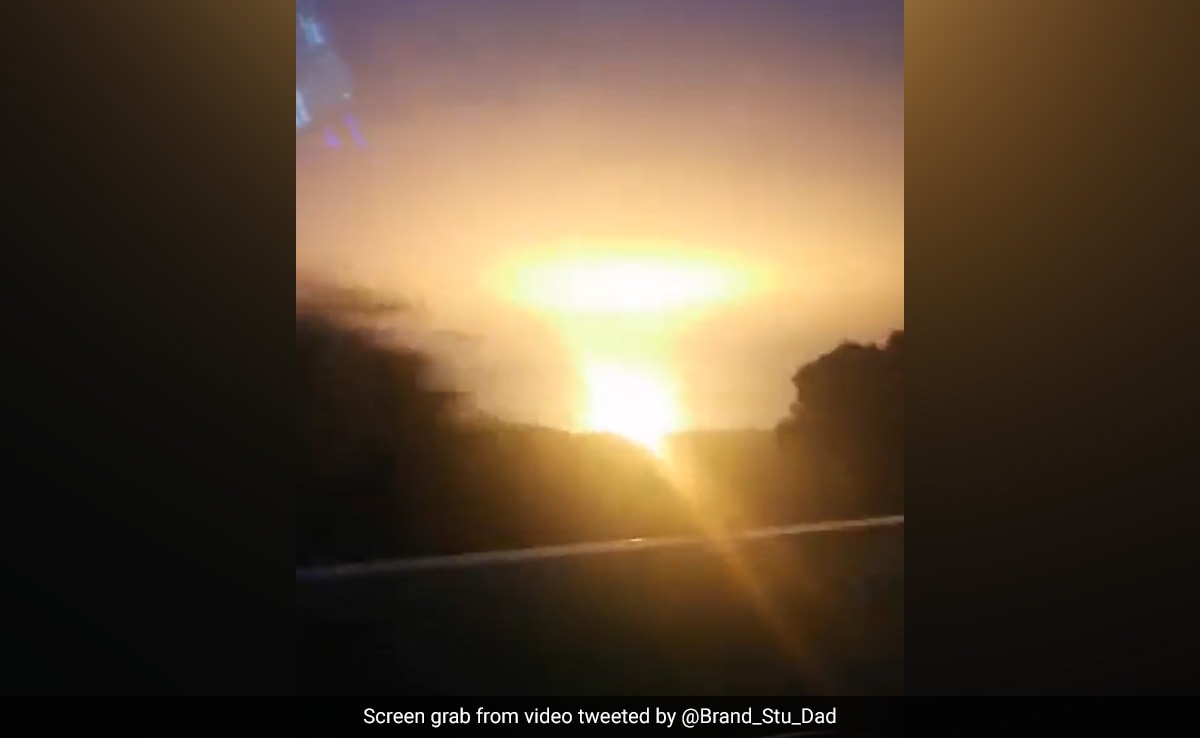 Lightning Strike Hits UK Biogas Plant, Sends A Huge Fireball Into Sky