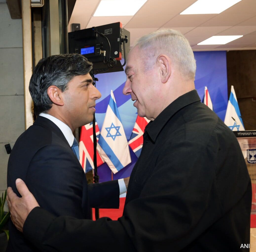 "Absolutely Support Israel's Right To Defend Itself": UK PM Rishi Sunak In Israel