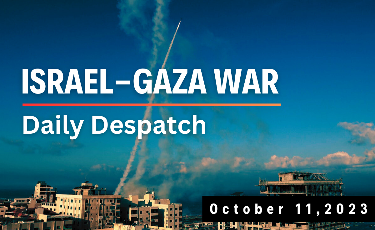 Daily Despatch: US' Massive Moral And Military Support For Israel