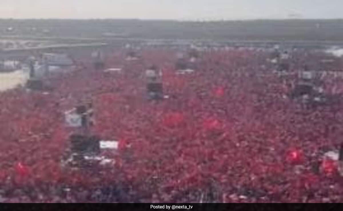 Erdogan Calls West "Main Culprit" As Thousands March For Gaza In Istanbul